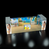 Herbruikbare Goedkope Kleine Beurs Exhibits voor Booth display