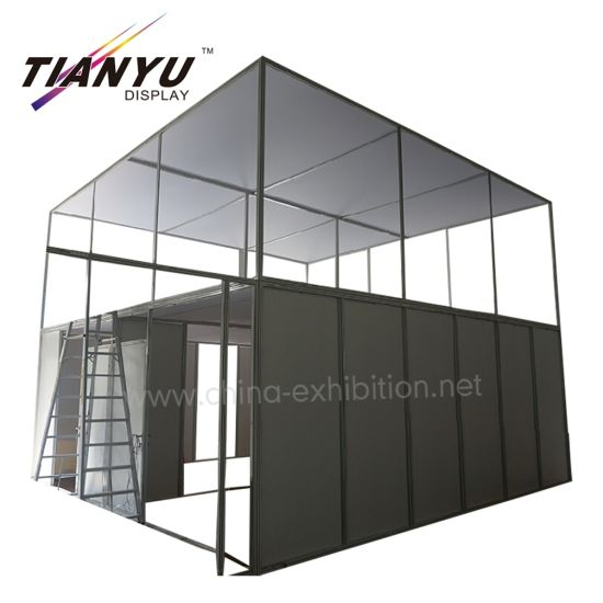 Tian Yu Bied Portable SQF Aluminium Double Deck Trade Show Tentoonstelling Booth