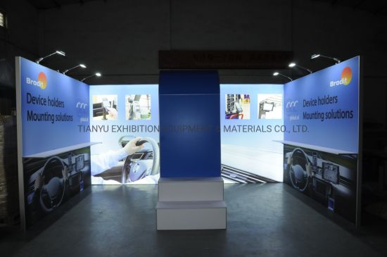 Modulaire Trade Show Tentoonstelling Frameless Booth met LED Light Box Backlit