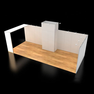 10x20ft / 3x6m Modulaire Exhibition Booth met Grafisch Ontwerpen