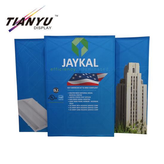 10X10 Portable Backlit Pop up Frame Advertising aluminium behang Stand
