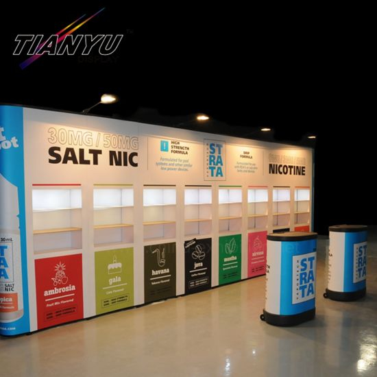 High Quality Trade Show Stof Exhibits schermstandaard Muur Backlit Pop-up