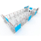 15 * 12feet Customized Exhibition Booth Ontwerp Restaurant Booth for Sale Outdoor Exhibition Booth