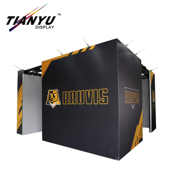 Fancy Tension Fabric Toon 10ft Aluminium en Fabric Trade Show Wall Trade Show Booths