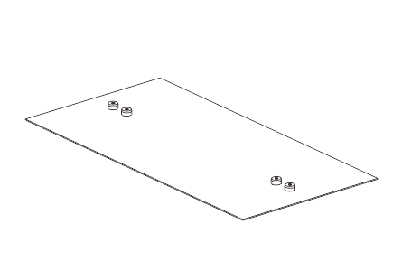Metal Versterking Foot (dubbelzijdig)