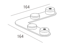 Kleine 90 graden Connector