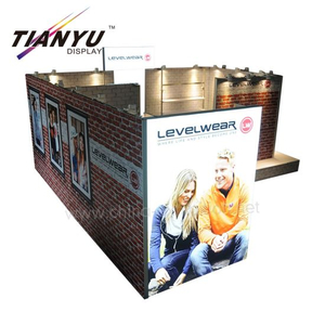 Toekomstige trend Herbruikbaar aluminium extrusie ontwerp 20x20ft verkoop kleding beursstand