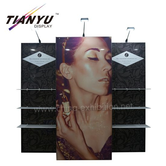 10X10 Trade Show Display Stand voor het goed gebruik Fabric Exhibition Booth