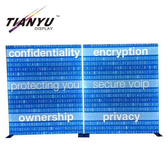Backlit aluminium profiel Stof Light Box op maat Frameless Stof LED Light Box voor Trade Show