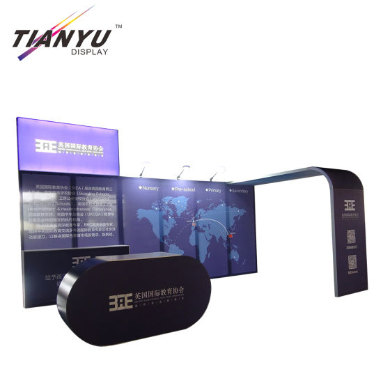 Reclame Aangepaste herbruikbare Exhibition Event Achtergrond Display Stand