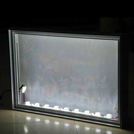 Aluminium profielen LED Light Display Picture Seg Frame enkelzijdig Frameless Fabric Light Box