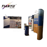 Folding DIY Exhibition Booth PVC Achtergrond Muur Magnetic Pop Up Display Banner
