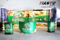 Vloerstaande Pop Up Display Promotion Display staat Print Straight Stof Stands