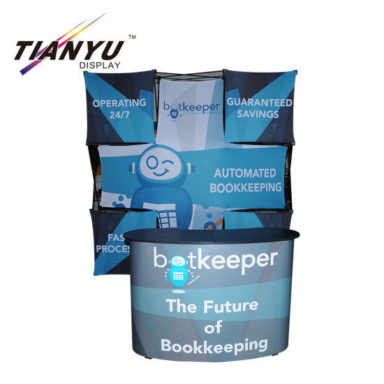 Fabric Pop Up Stand Tentoonstelling Wall Display Trade Show Banner Achtergrond Stand