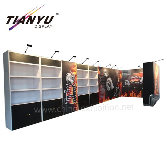 4x8m Custom Exhibition Booth Design met acryl Panel