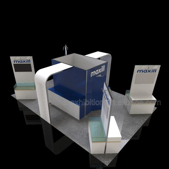 Tian Yu Bied oogspringende Modulaire Portable Herbruikbare Exhibition Booth Display Stand