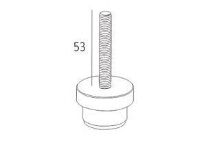 Pins connector (voor het verbinden led lichtbak en M series profiel)