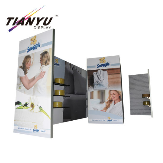 Tentoonstelling Booth Achtergrond Muur Fabric Tension Weergave