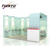 High Quality Backlit Stof 10X10 Trade Show Display Booth voor Outdoor Advertising