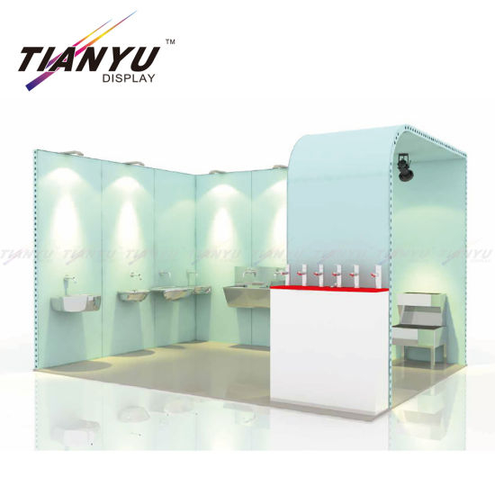 High Quality Backlit Stof 10X10 Trade Show Display Booth voor Outdoor Advertising