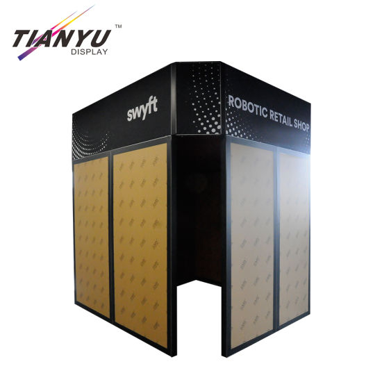 20FT Inklapbare Tension Fabric Toon Trade Show Tentoonstelling Booth en Walls