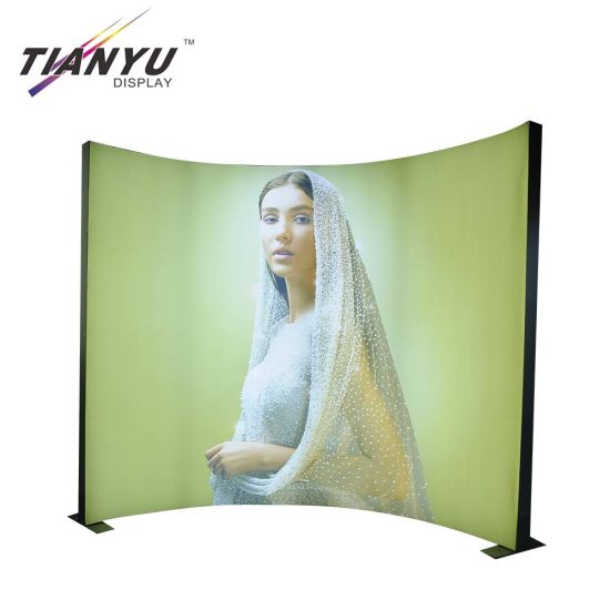 Custom Shape UV Printing Fabric Canvas aluminium profiel Display Advertising Sign LED Backlit Lightbox