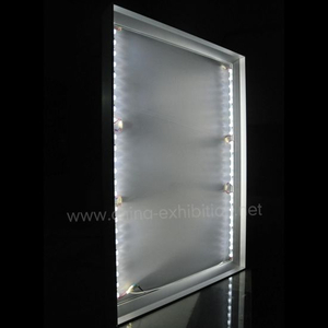 Dubbelzijdig vierkante vorm Board aluminium frame Tension Light Box Photo Frame Advertising Light Box