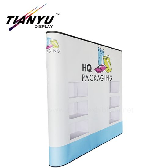 Folding Exhibition Booth PVC Achtergrond Muur Magnetic pop-up display Banner
