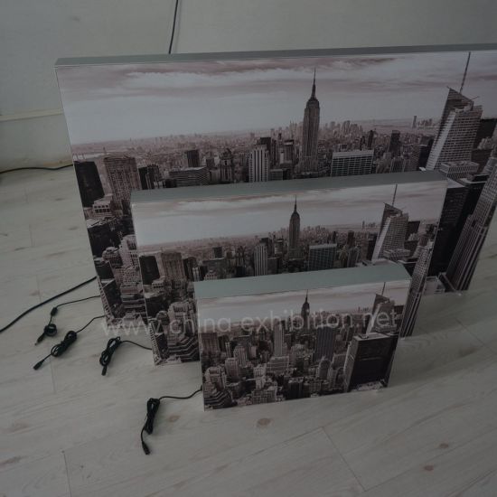 Indoor Advertising Display met achtergrondverlichting LED Stof Light Box Muur