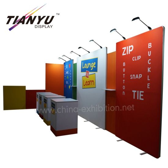 Aangepast 3 bij 6 meter Tentoonstelling Booth als tentoonstelling Stand voor Trade Show, Island beursstand ontwerp