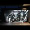 Op maat Een Shape Luxury Store LED Billboard Aluminium Fabric Textile Light Box