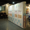 Vertoning van de Tentoonstelling Booth Aannemer elastische stof Trade Show Achtergrond