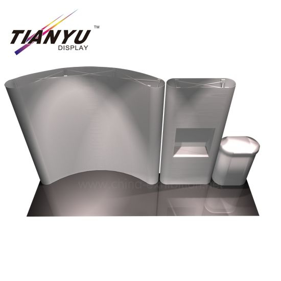 Aangepaste Nieuw Innovatieve Booth Exhibit Weergave 3D Pop Up Stand Banner Weergave