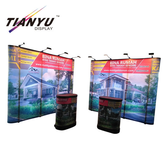 Portable Tradeshow Aluminium 4X3 3X3 10FT Pop opkomen voor Achtergrond Weergave