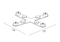 X shape 4 manieren connector